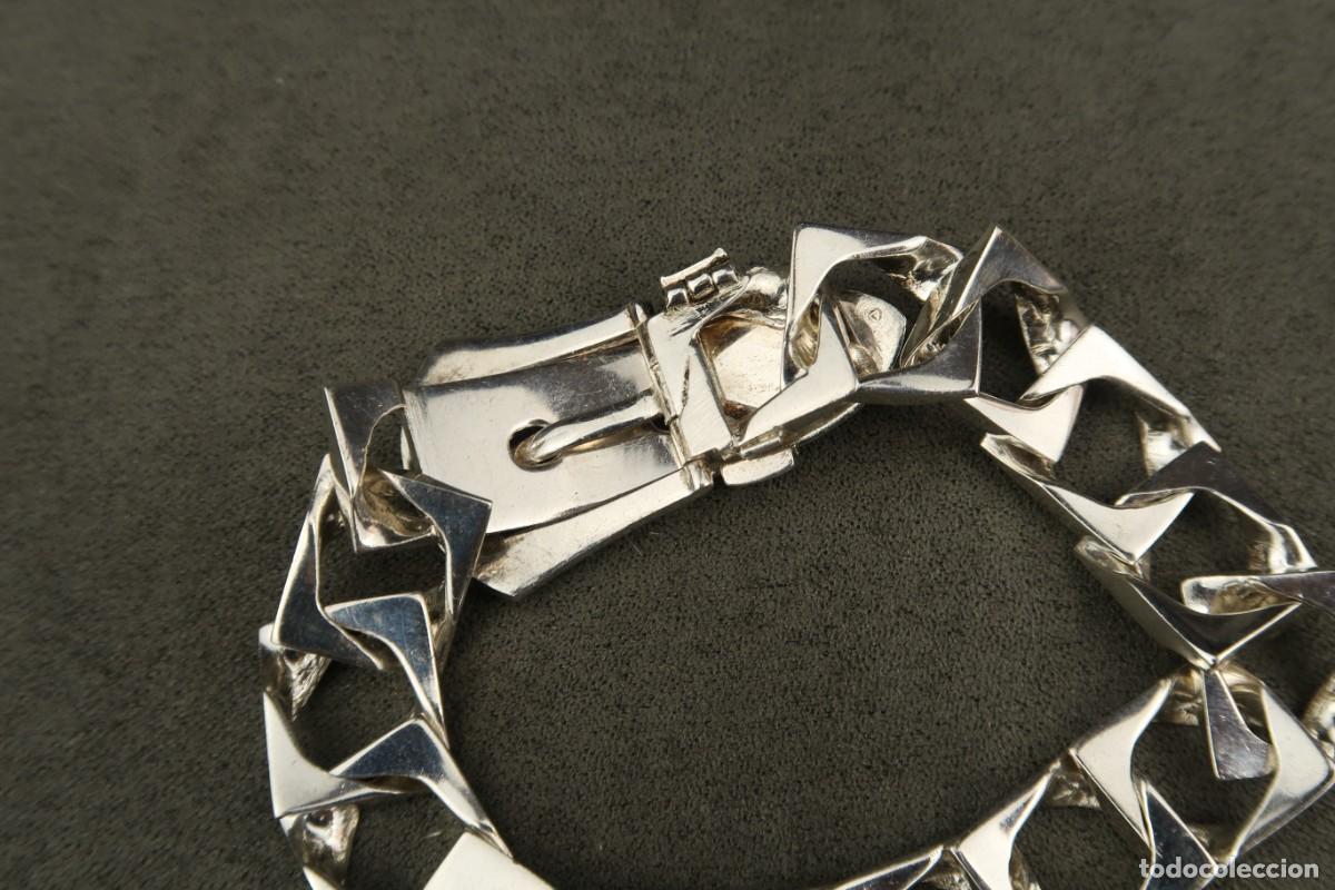 Joyeria: Antigua Pulsera de Plata - Foto 7