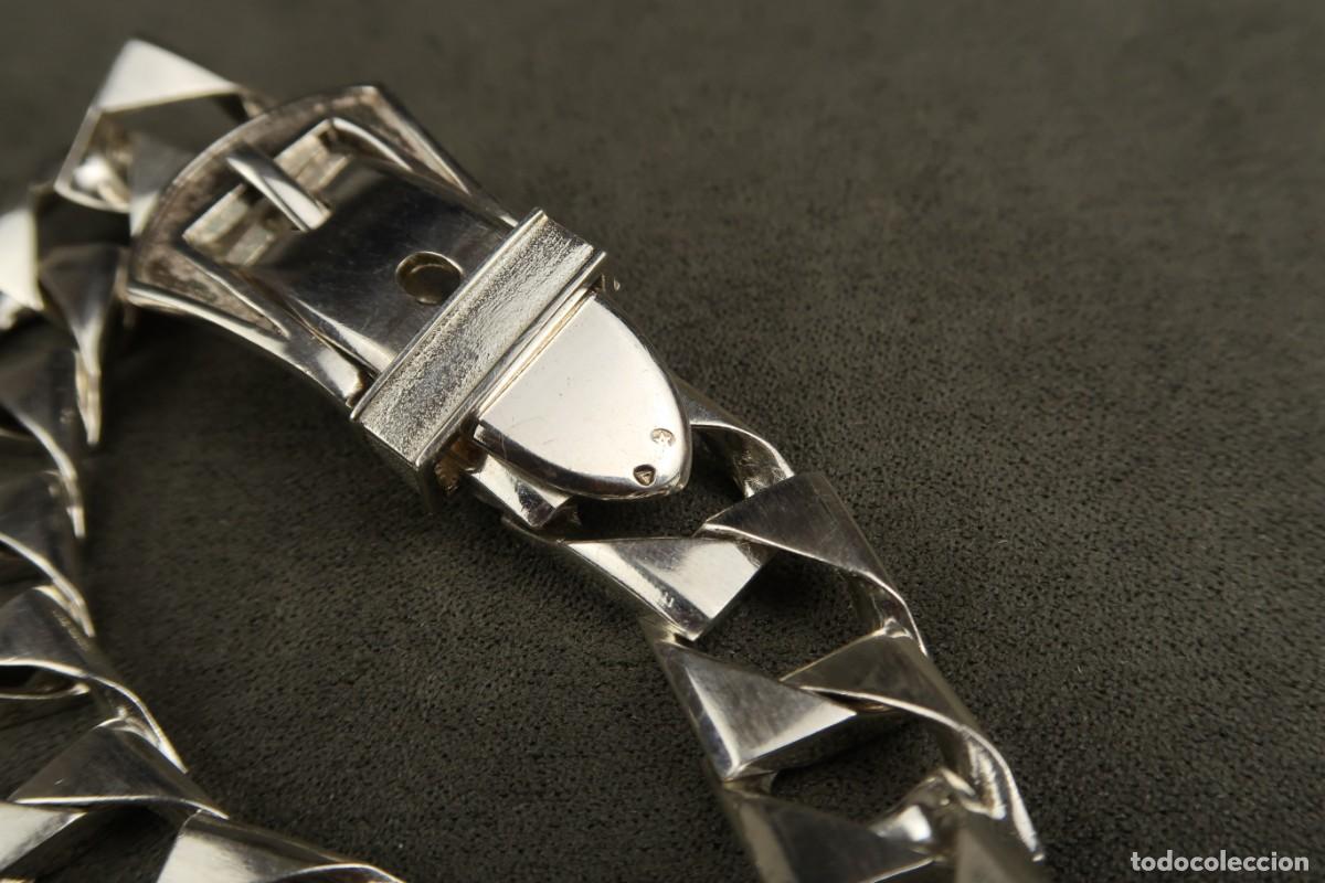 Joyeria: Antigua Pulsera de Plata - Foto 10