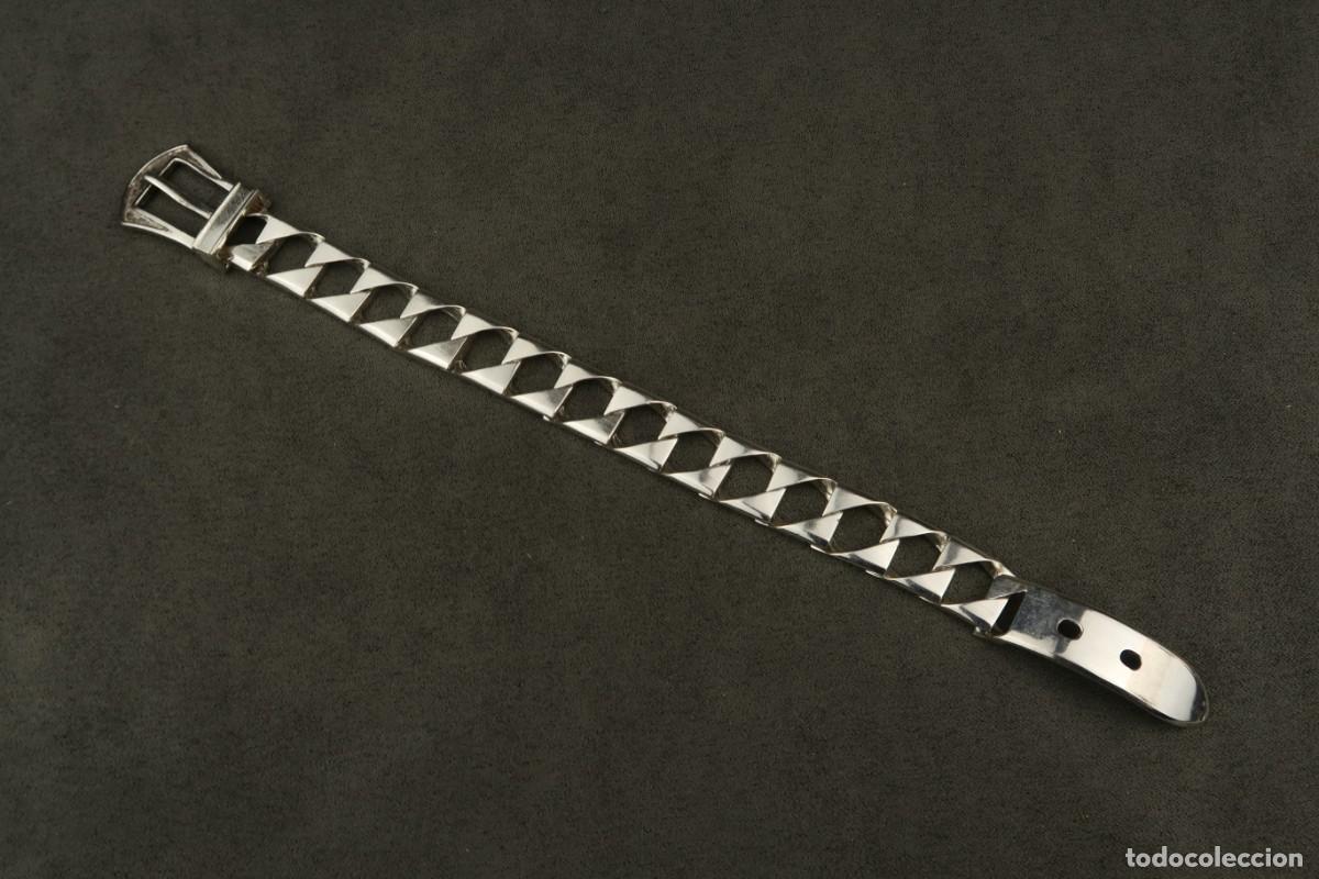 Joyeria: Antigua Pulsera de Plata - Foto 12