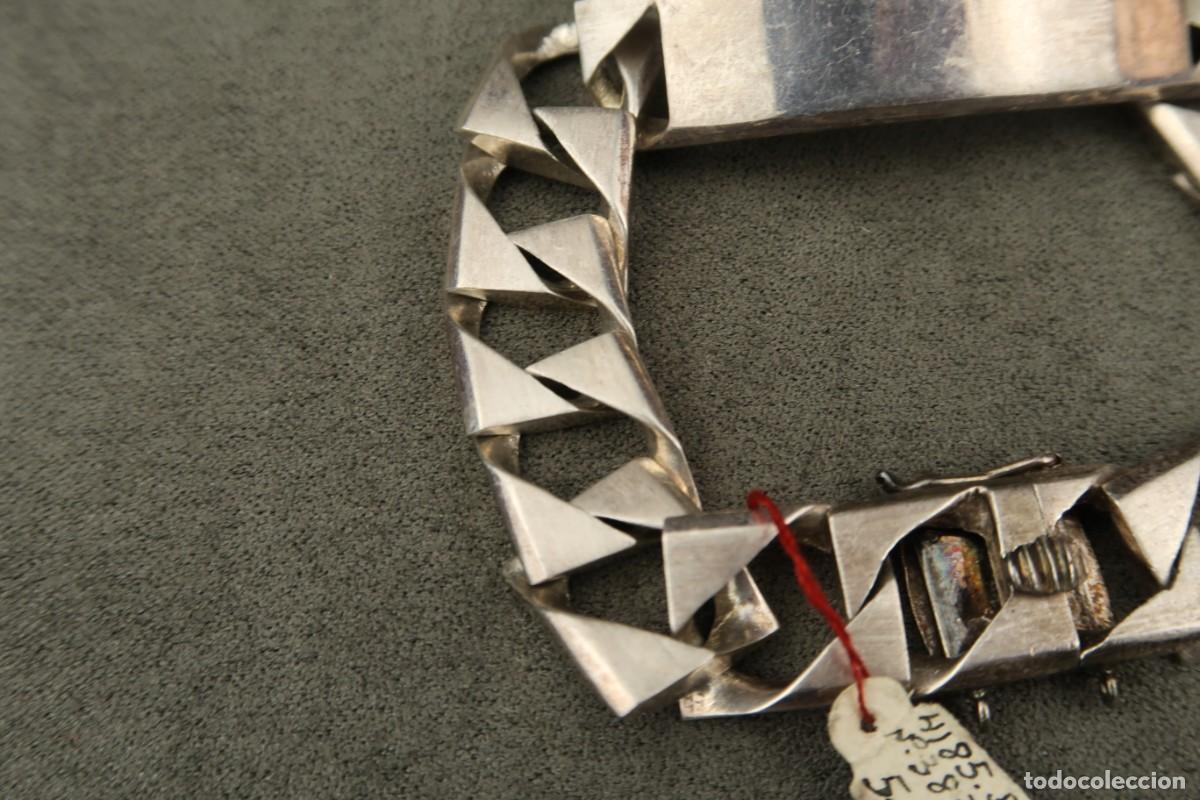 Joyeria: Antigua Pulsera de Plata - Foto 3