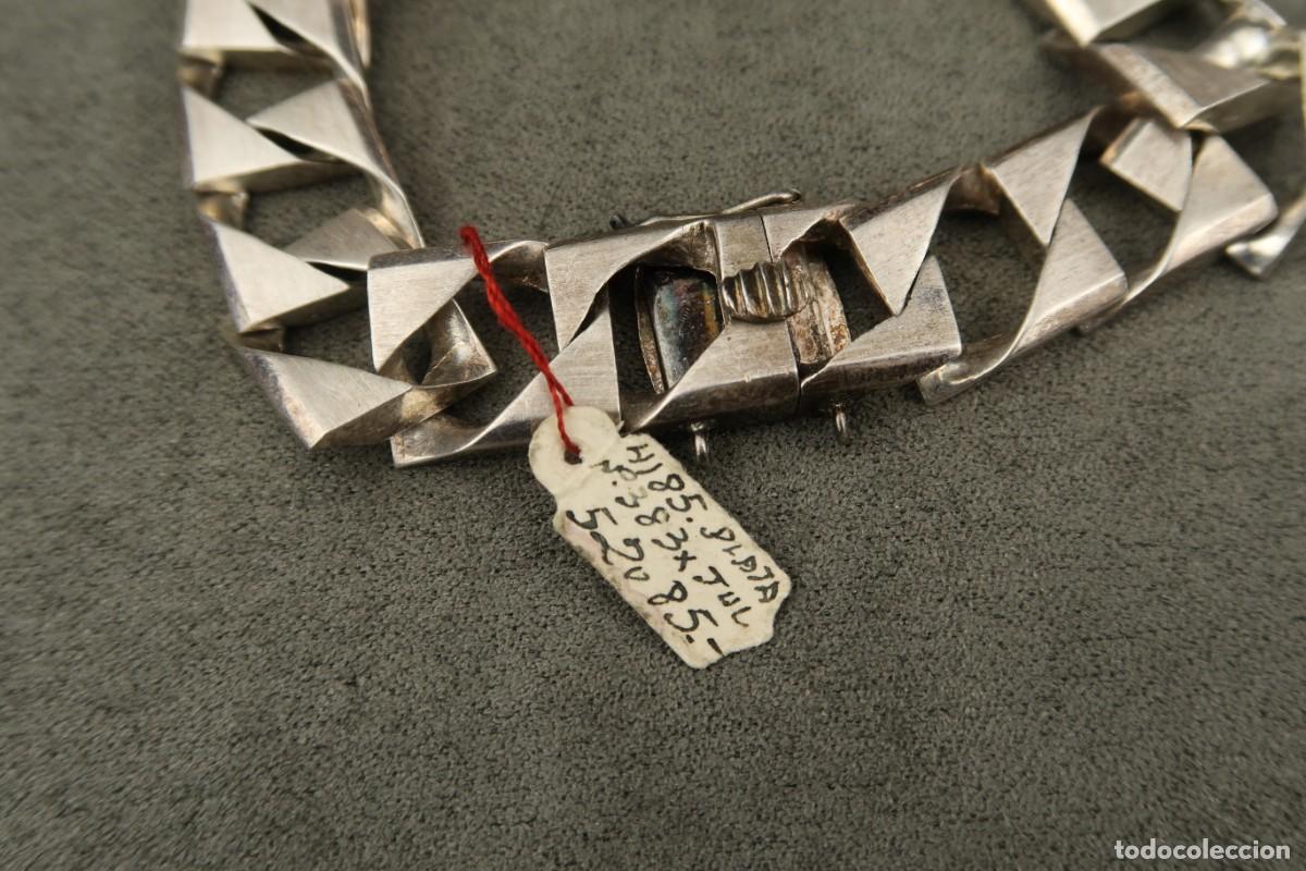 Joyeria: Antigua Pulsera de Plata - Foto 4