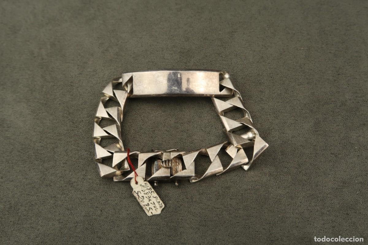 Joyeria: Antigua Pulsera de Plata - Foto 7