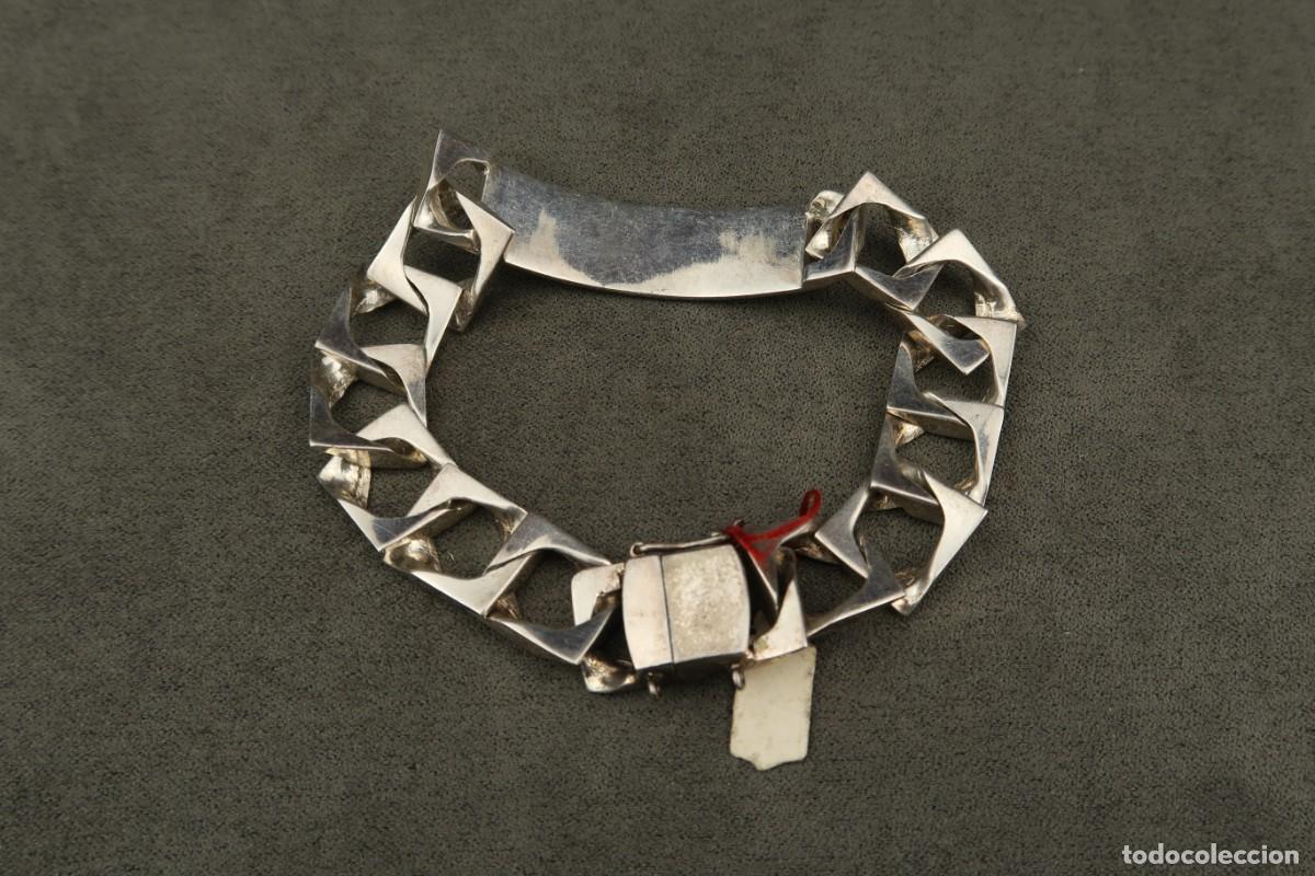 Joyeria: Antigua Pulsera de Plata - Foto 8