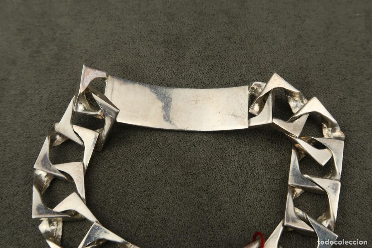 Joyeria: Antigua Pulsera de Plata - Foto 9