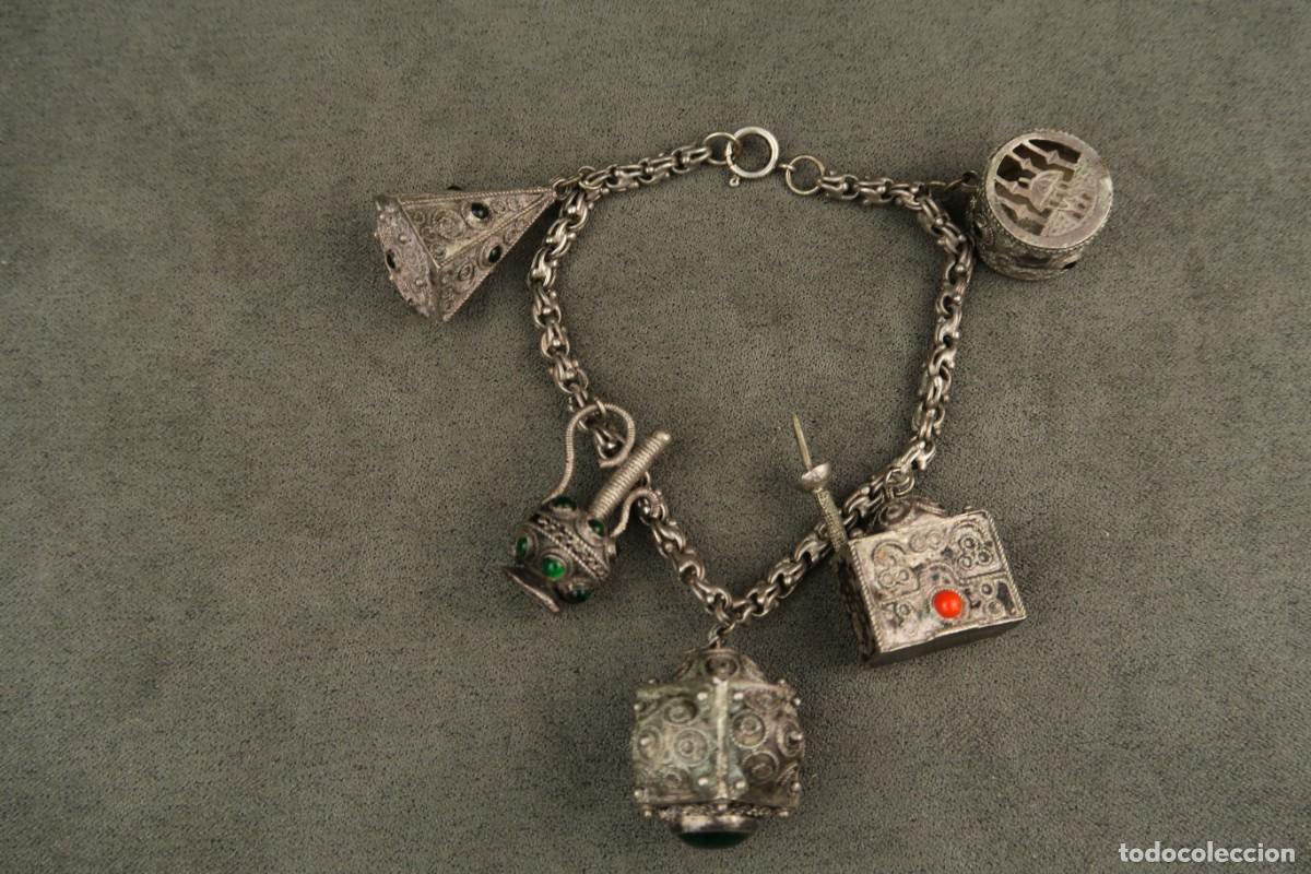 Joyeria: Antigua Pulsera de Plata Persa - Foto 2