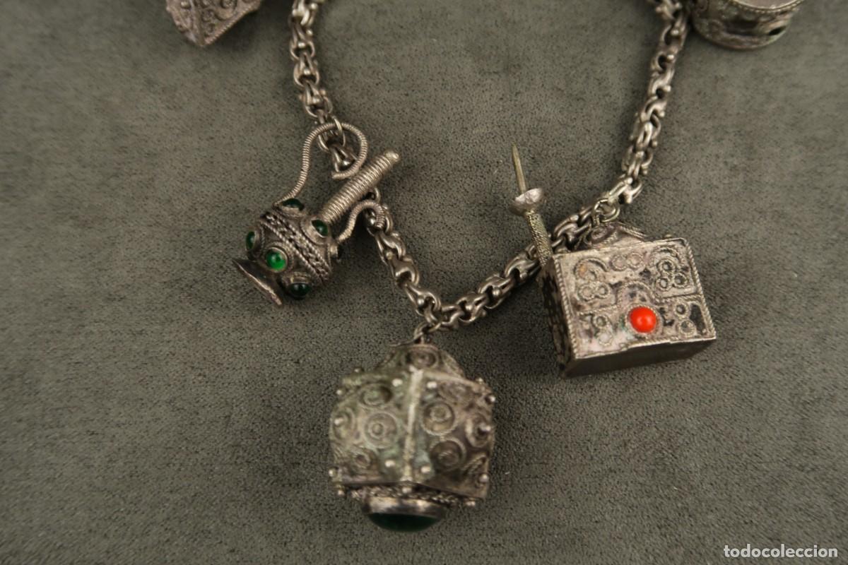Joyeria: Antigua Pulsera de Plata Persa - Foto 5