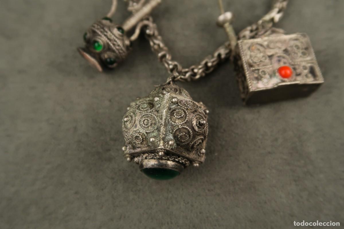 Joyeria: Antigua Pulsera de Plata Persa - Foto 8