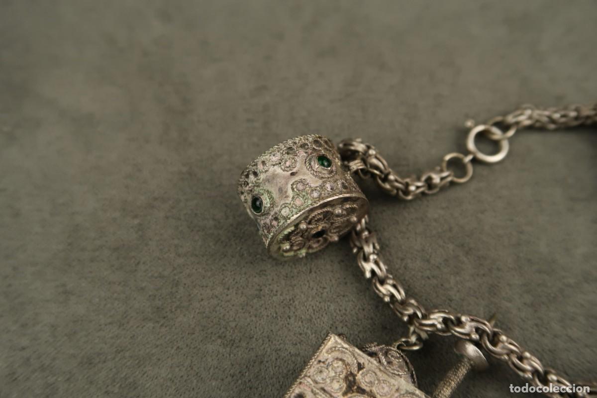Joyeria: Antigua Pulsera de Plata Persa - Foto 11