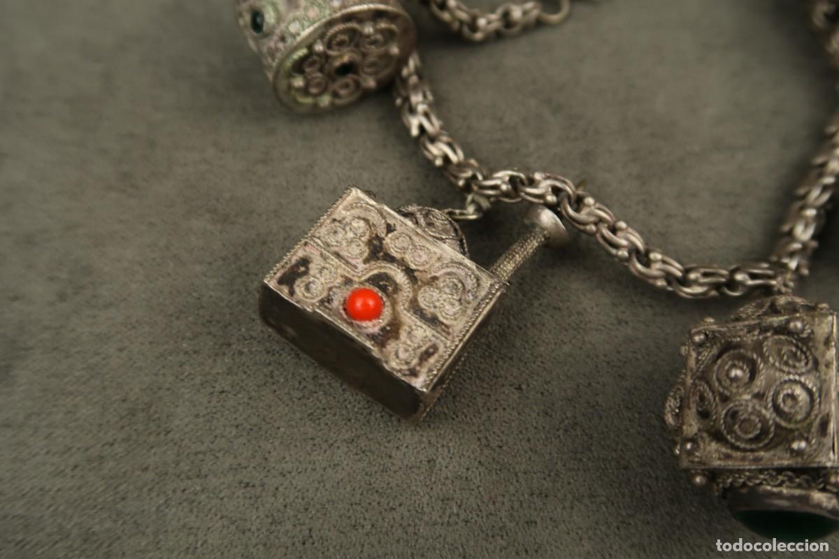 Joyeria: Antigua Pulsera de Plata Persa - Foto 12