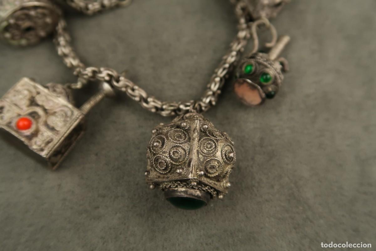 Joyeria: Antigua Pulsera de Plata Persa - Foto 13
