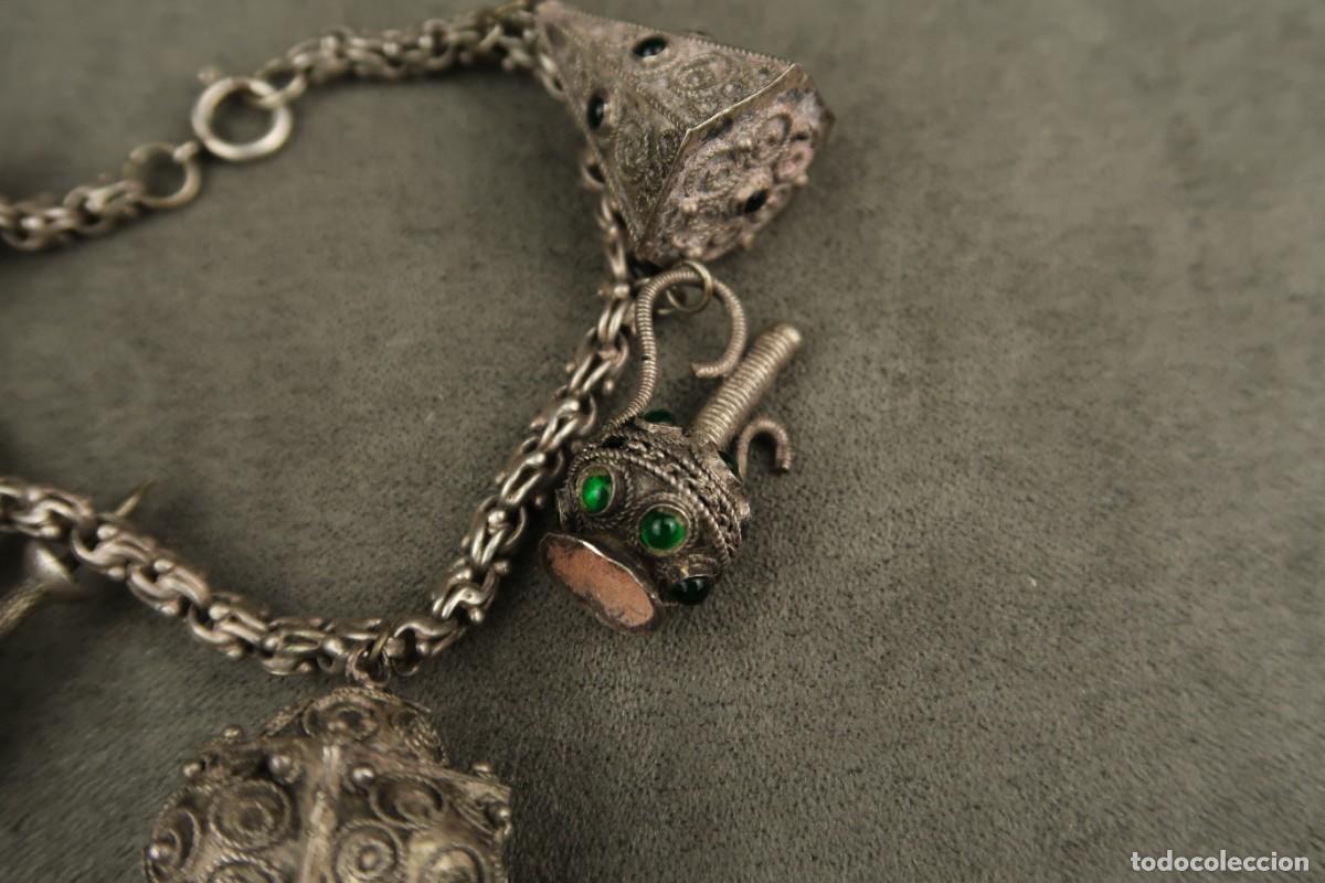 Joyeria: Antigua Pulsera de Plata Persa - Foto 14