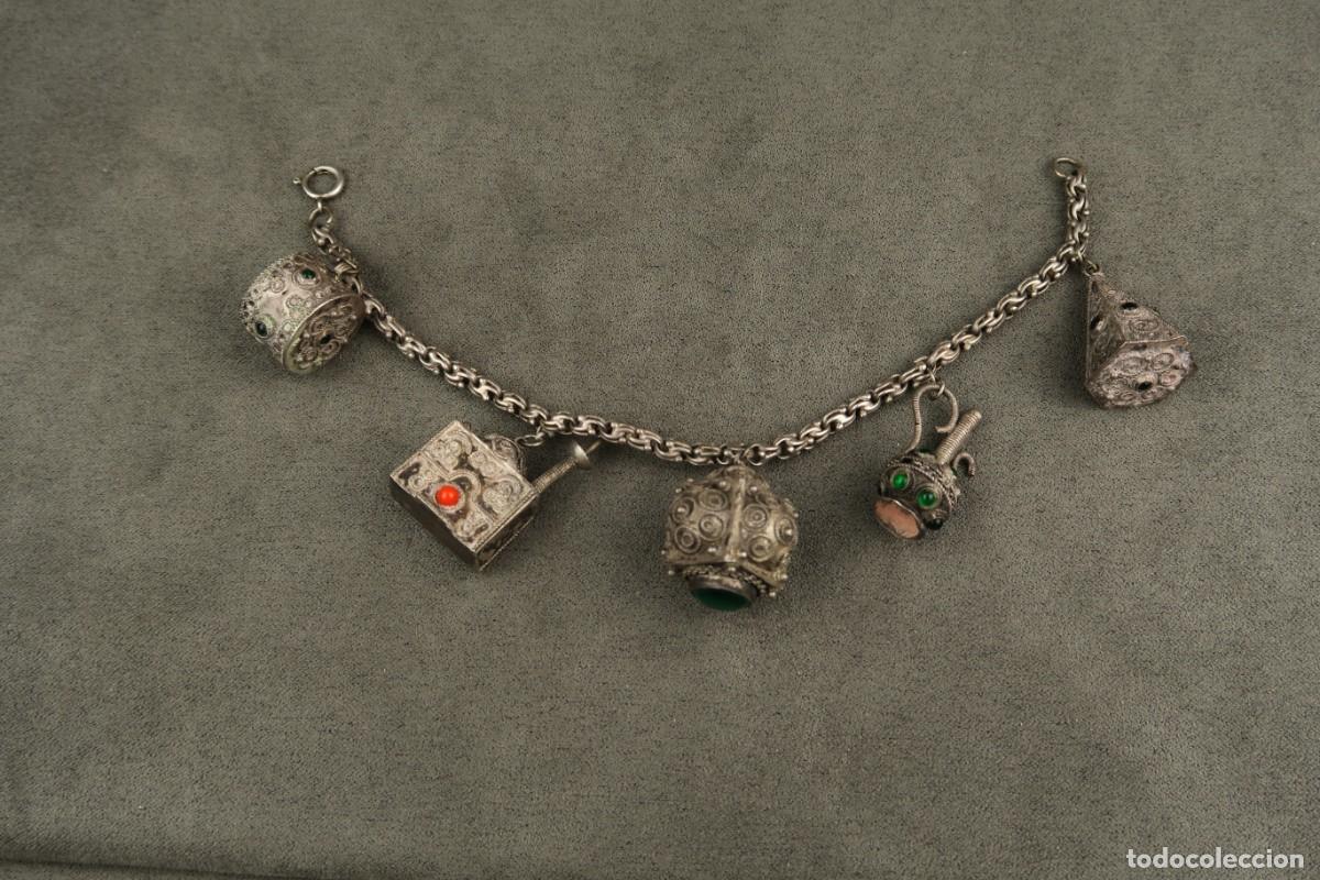 Joyeria: Antigua Pulsera de Plata Persa - Foto 17