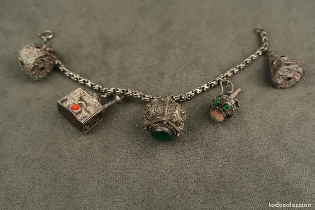 Joyeria: Antigua Pulsera de Plata Persa - Foto 18