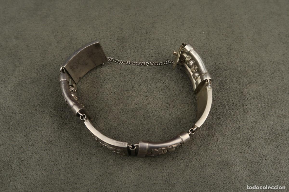Joyeria: Antigua Pulsera China de Plata - Foto 11