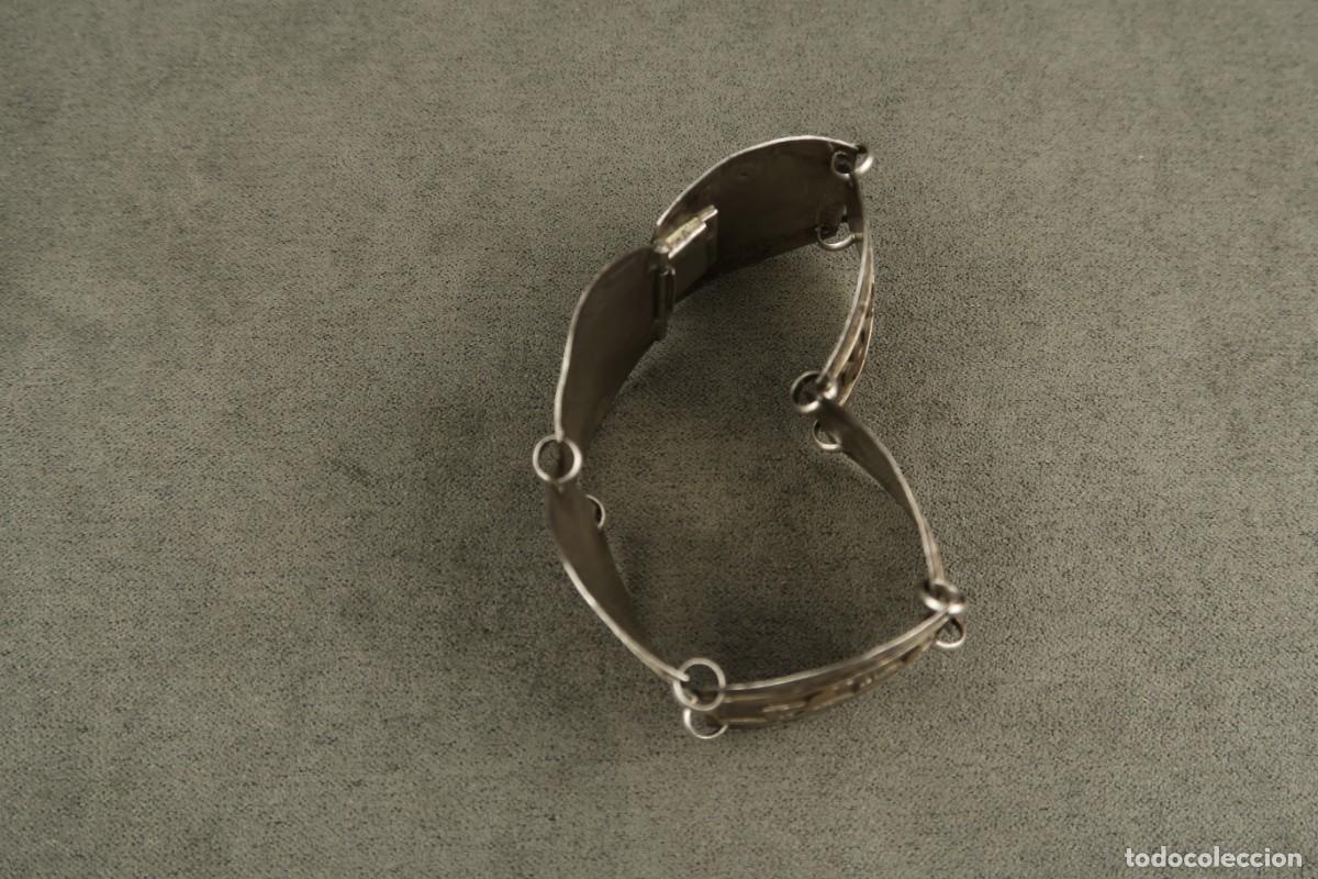 Joyeria: Antigua Pulsera Mexicana de Plata - Foto 10