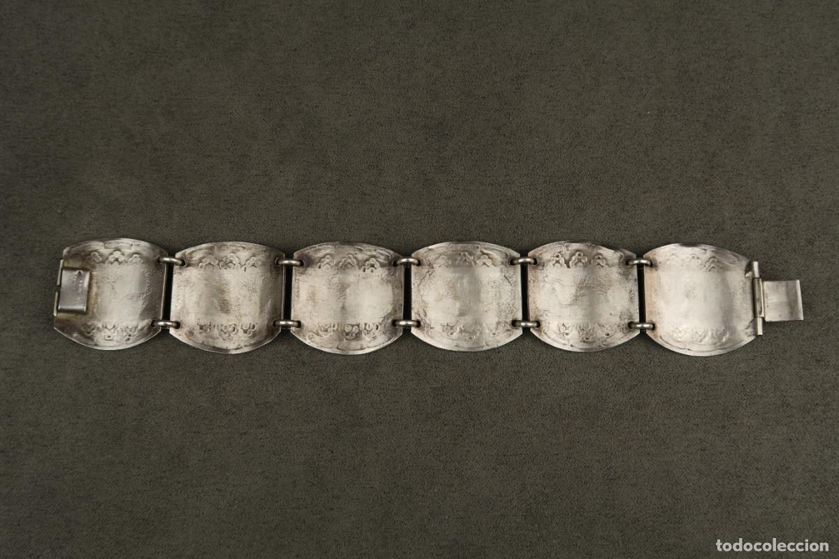 Joyeria: Antigua Pulsera Mexicana de Plata - Foto 15
