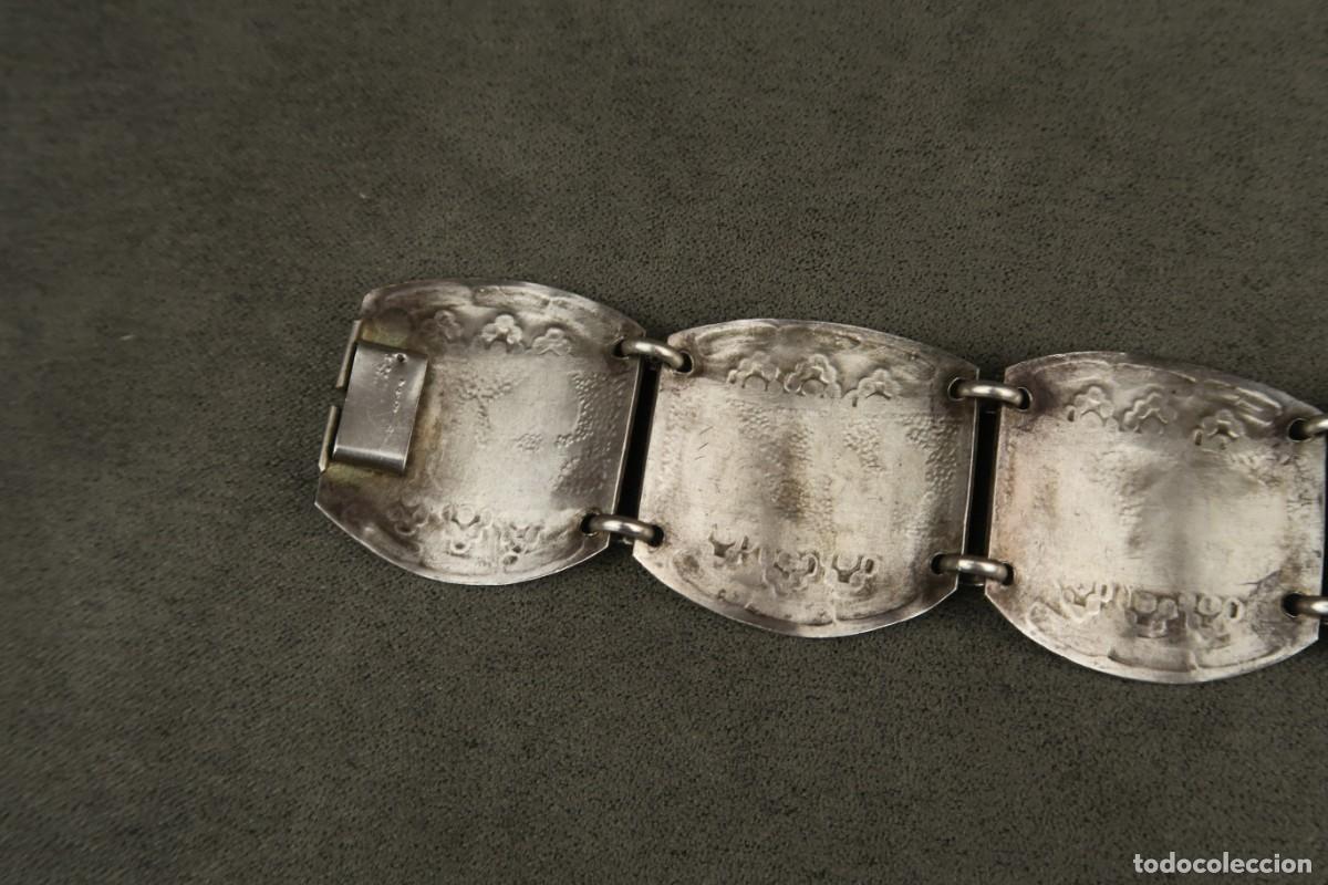 Joyeria: Antigua Pulsera Mexicana de Plata - Foto 16