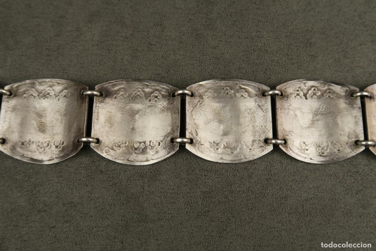 Joyeria: Antigua Pulsera Mexicana de Plata - Foto 17