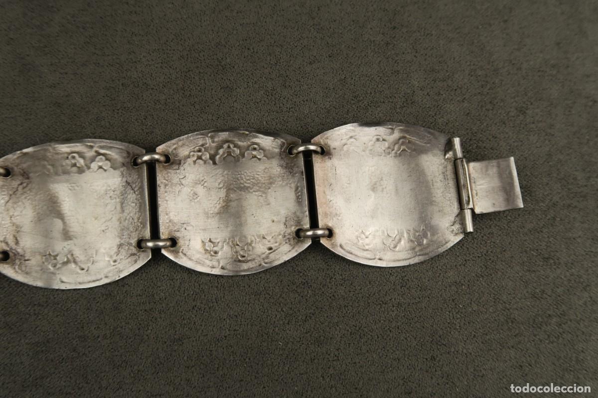 Joyeria: Antigua Pulsera Mexicana de Plata - Foto 18