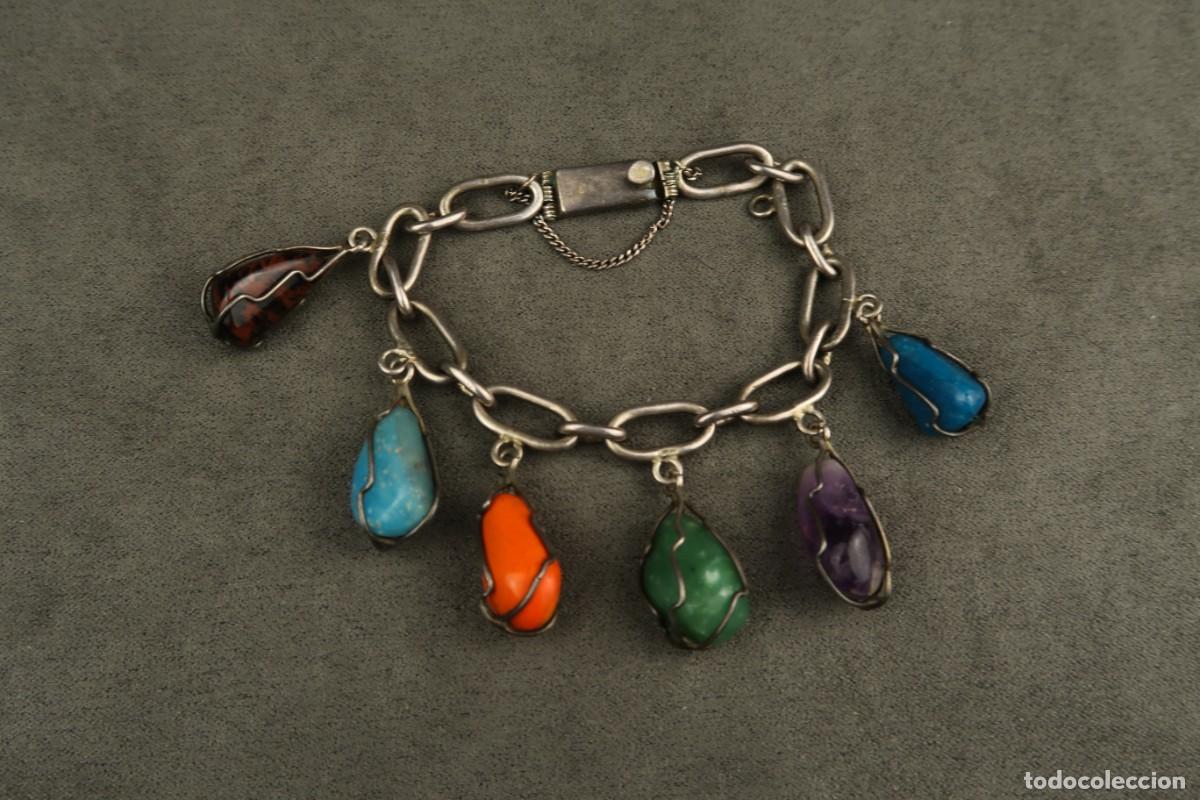 Joyeria: Antigua Pulsera Mexicana de Plata - Foto 2