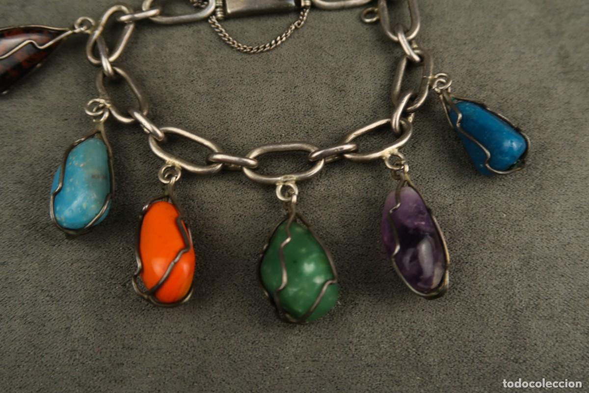 Joyeria: Antigua Pulsera Mexicana de Plata - Foto 4
