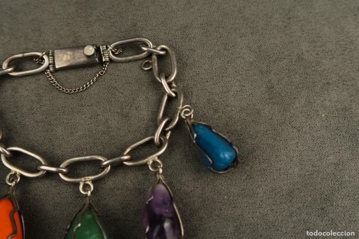 Joyeria: Antigua Pulsera Mexicana de Plata - Foto 5