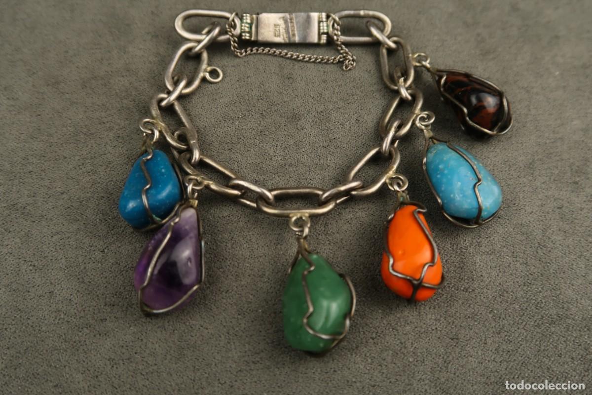 Joyeria: Antigua Pulsera Mexicana de Plata - Foto 8