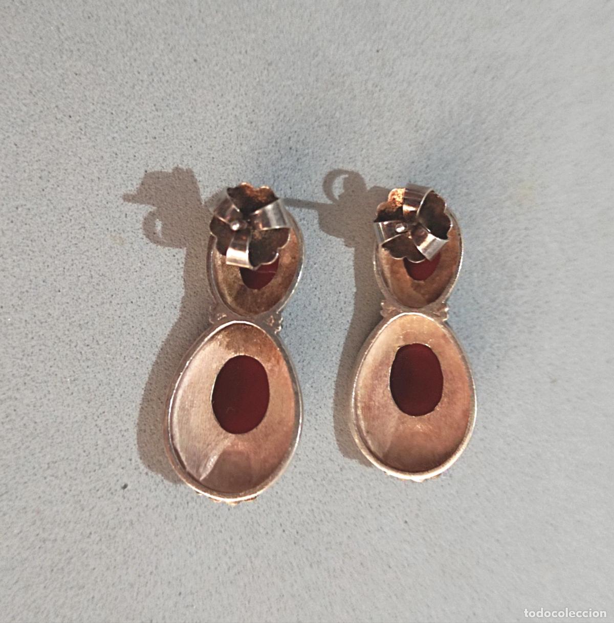 Joyeria: Pendientes de plata de ley con gemas naturales. - Foto 2