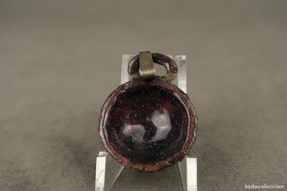 Joyeria: Antiguo Colgante Esmaltado - Foto 6
