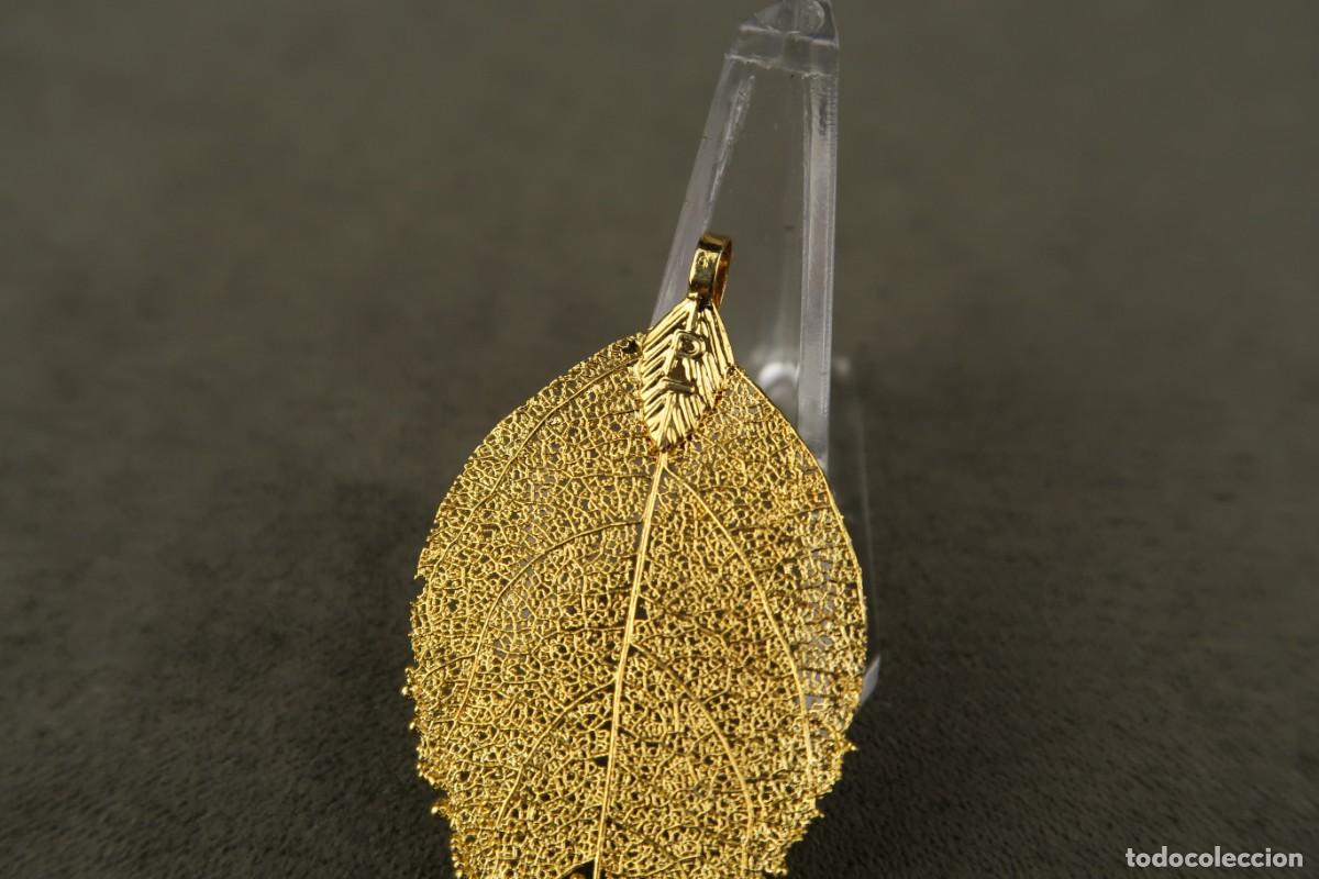 Joyeria: Antiguo Colgante forma de Hoja - Foto 3