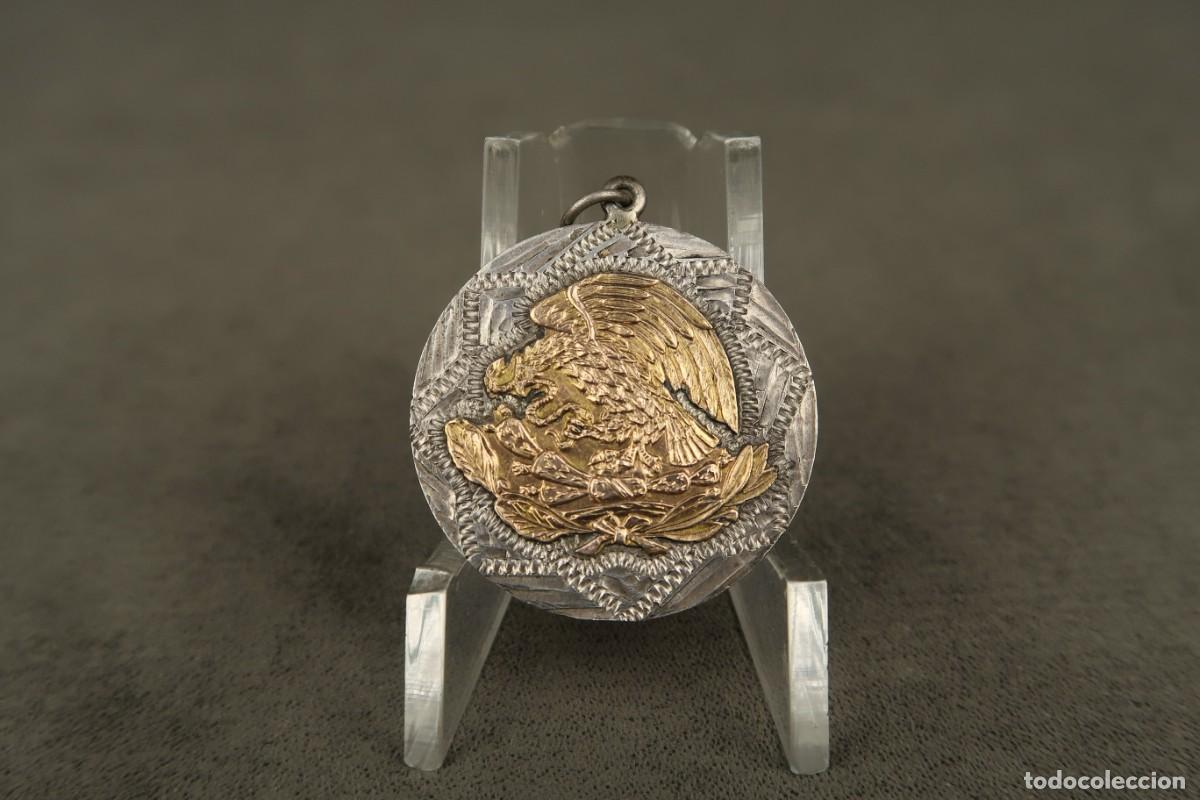 Joyeria: Antiguo Colgante Mexicano de Plata - Foto 1