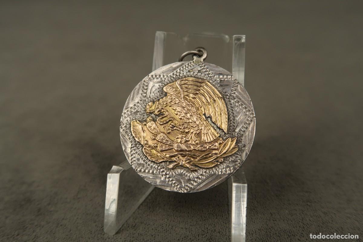 Joyeria: Antiguo Colgante Mexicano de Plata - Foto 2