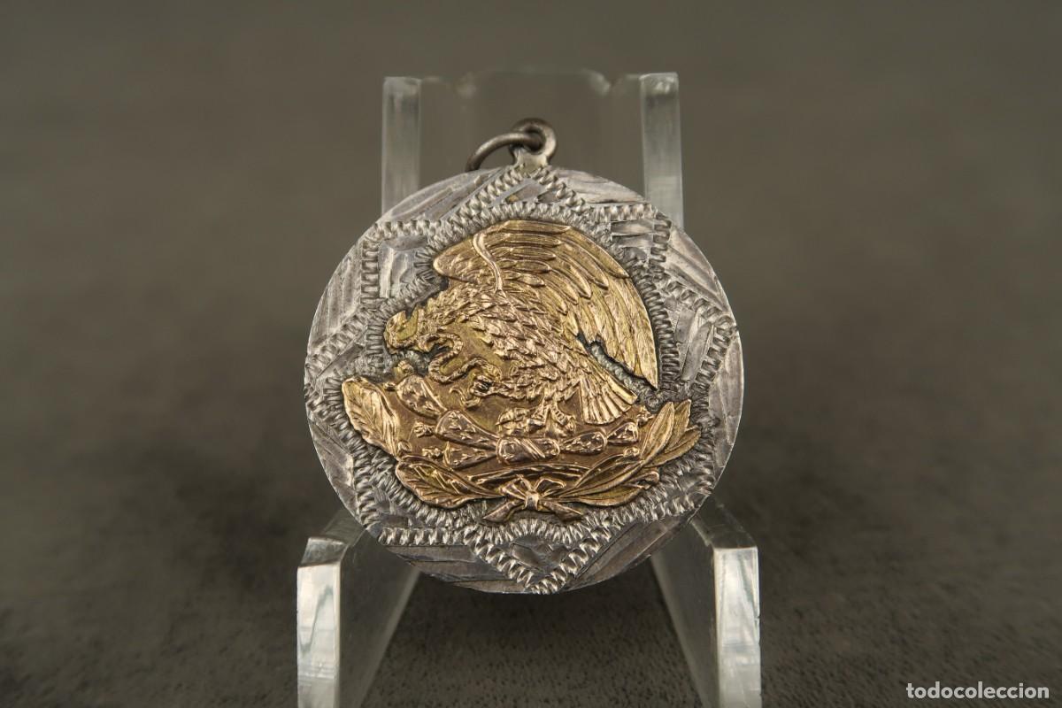 Joyeria: Antiguo Colgante Mexicano de Plata - Foto 3