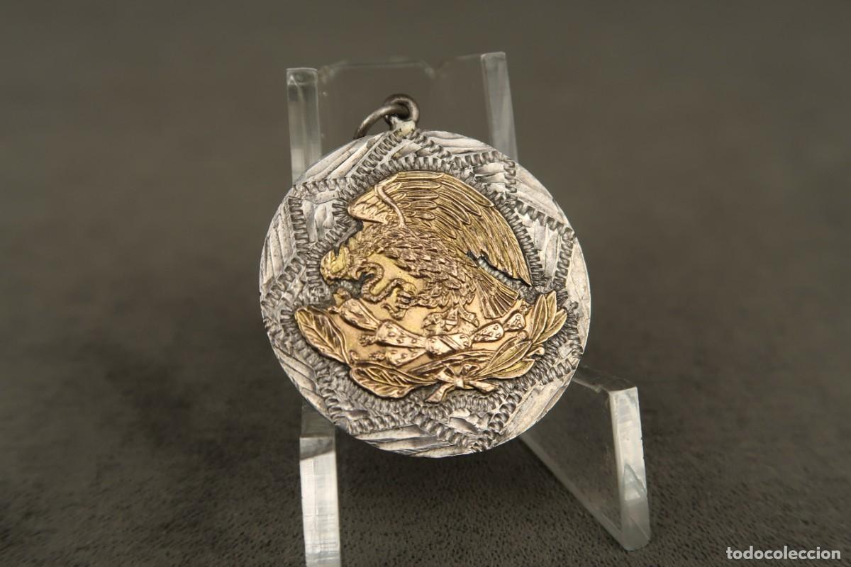 Joyeria: Antiguo Colgante Mexicano de Plata - Foto 4