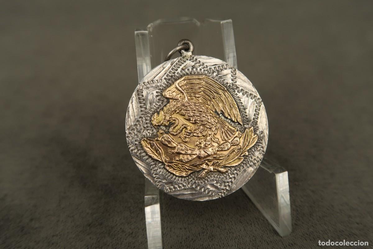Joyeria: Antiguo Colgante Mexicano de Plata - Foto 5