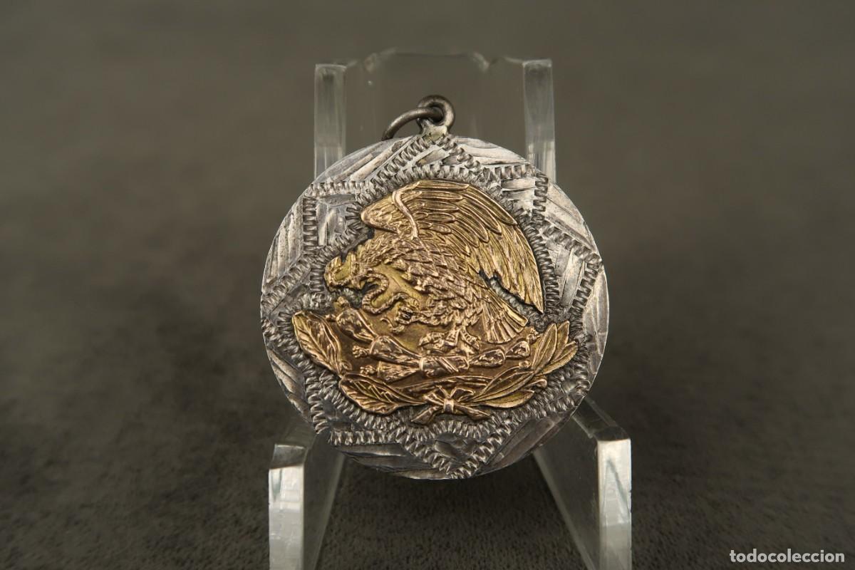 Joyeria: Antiguo Colgante Mexicano de Plata - Foto 6