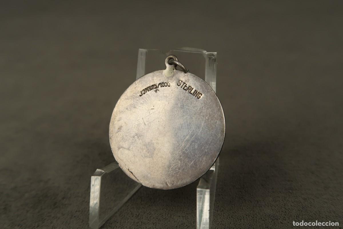 Joyeria: Antiguo Colgante Mexicano de Plata - Foto 8
