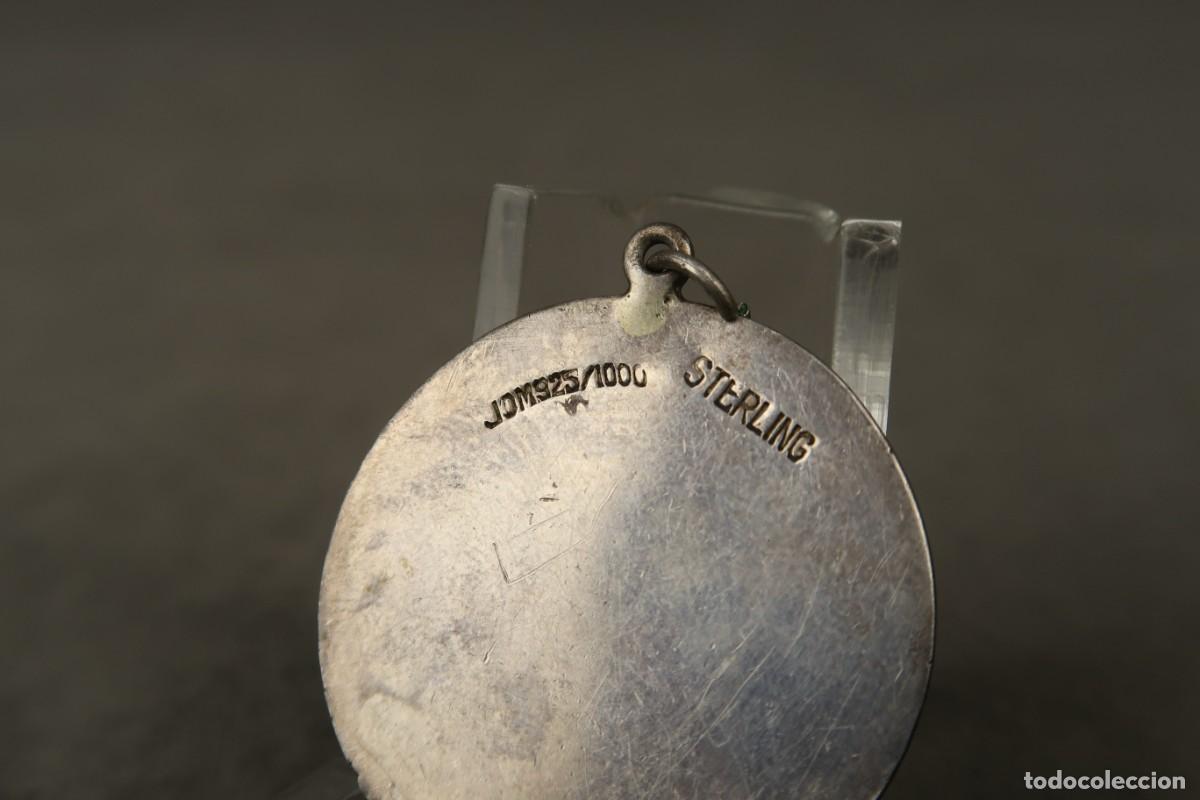 Joyeria: Antiguo Colgante Mexicano de Plata - Foto 9