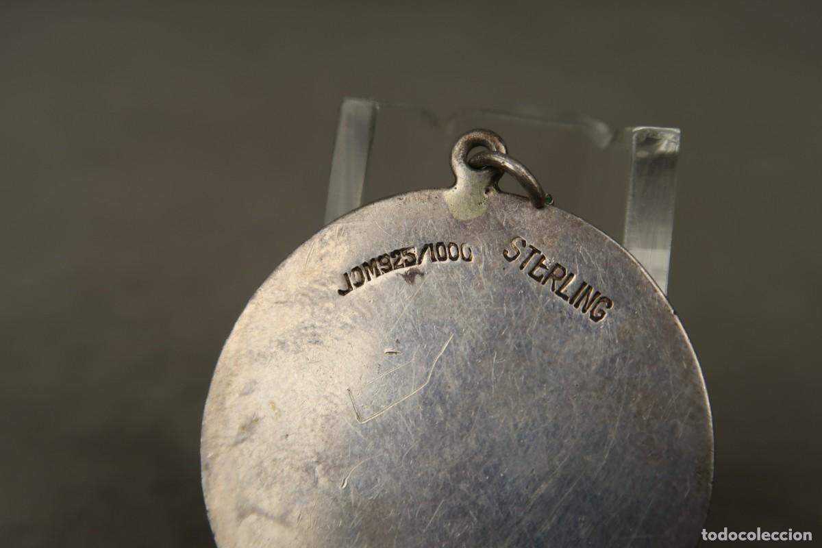 Joyeria: Antiguo Colgante Mexicano de Plata - Foto 10
