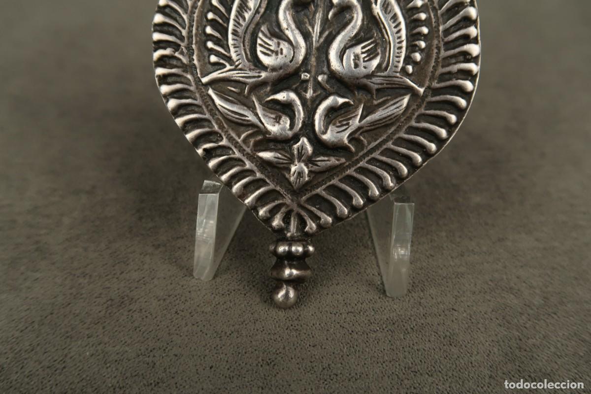 Joyeria: Antiguo Colgante Indio de Plata - Foto 5