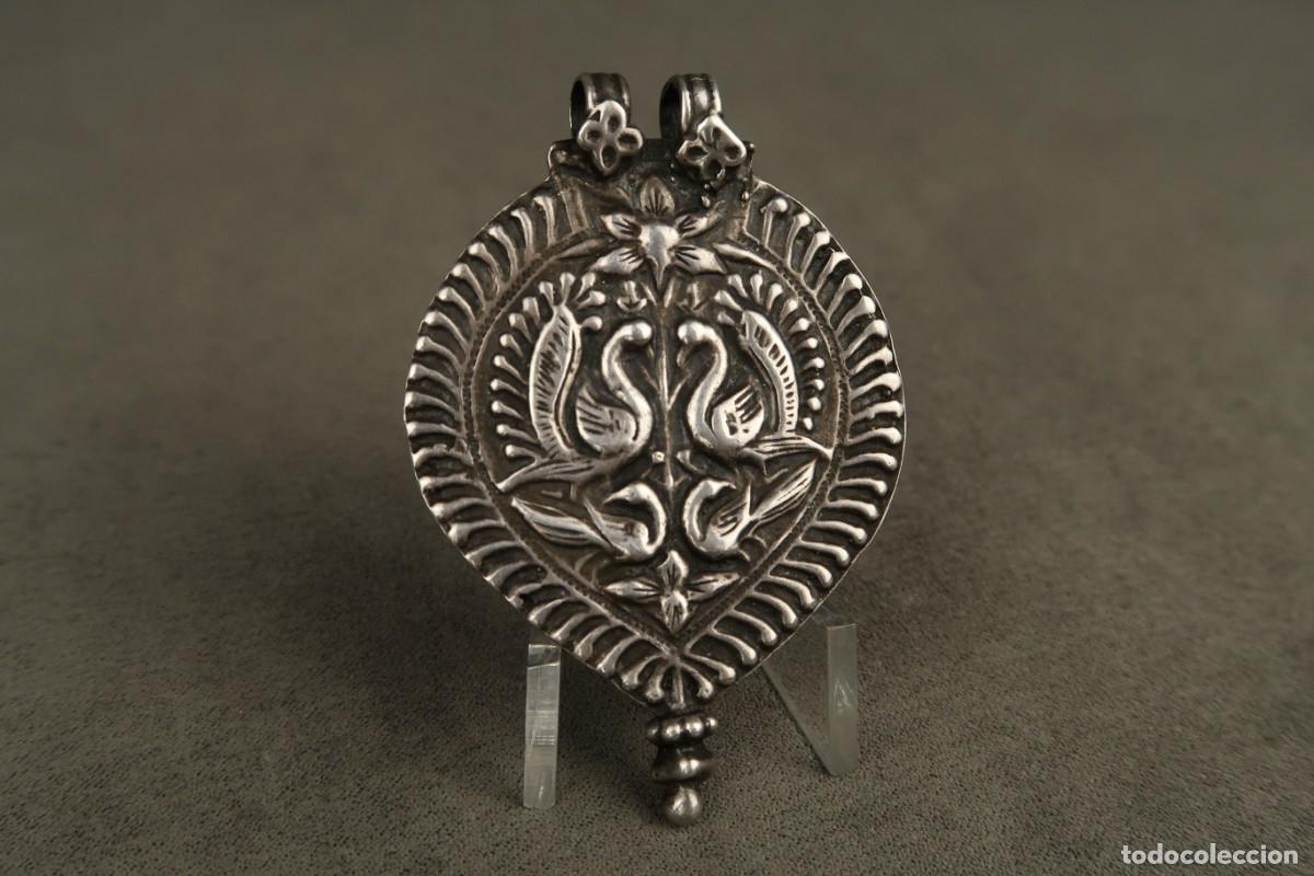 Joyeria: Antiguo Colgante Indio de Plata - Foto 7