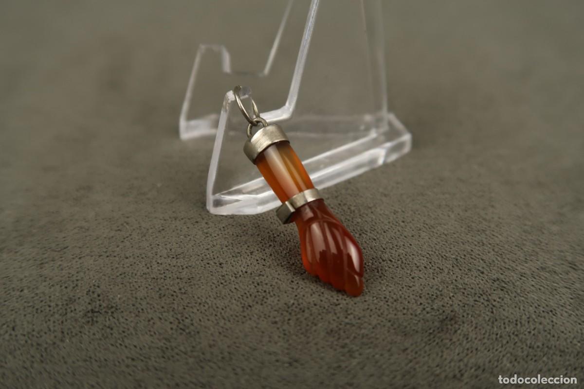 Joyeria: Antiguo Colgante Figa de Cornalina - Foto 1