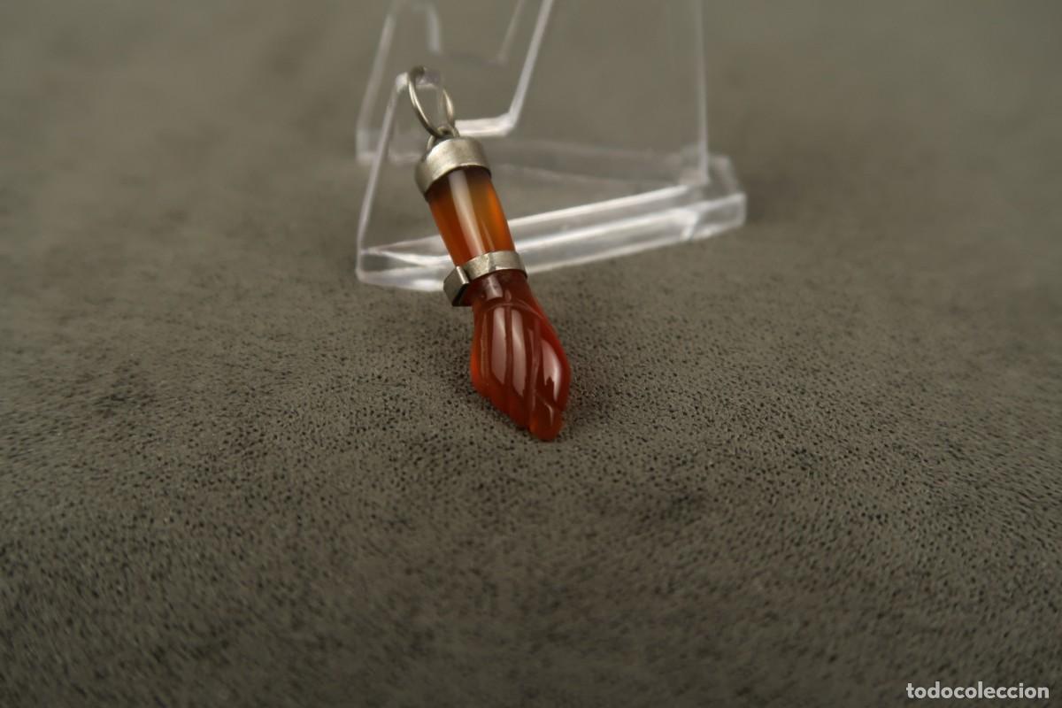 Joyeria: Antiguo Colgante Figa de Cornalina - Foto 2