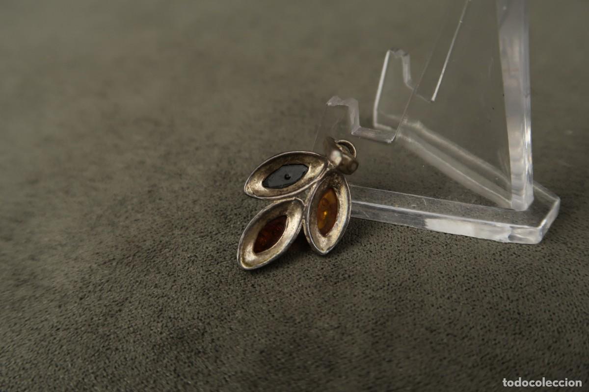 Joyeria: Antiguo Colgante de Plata y &Aacute;mbar - Foto 6