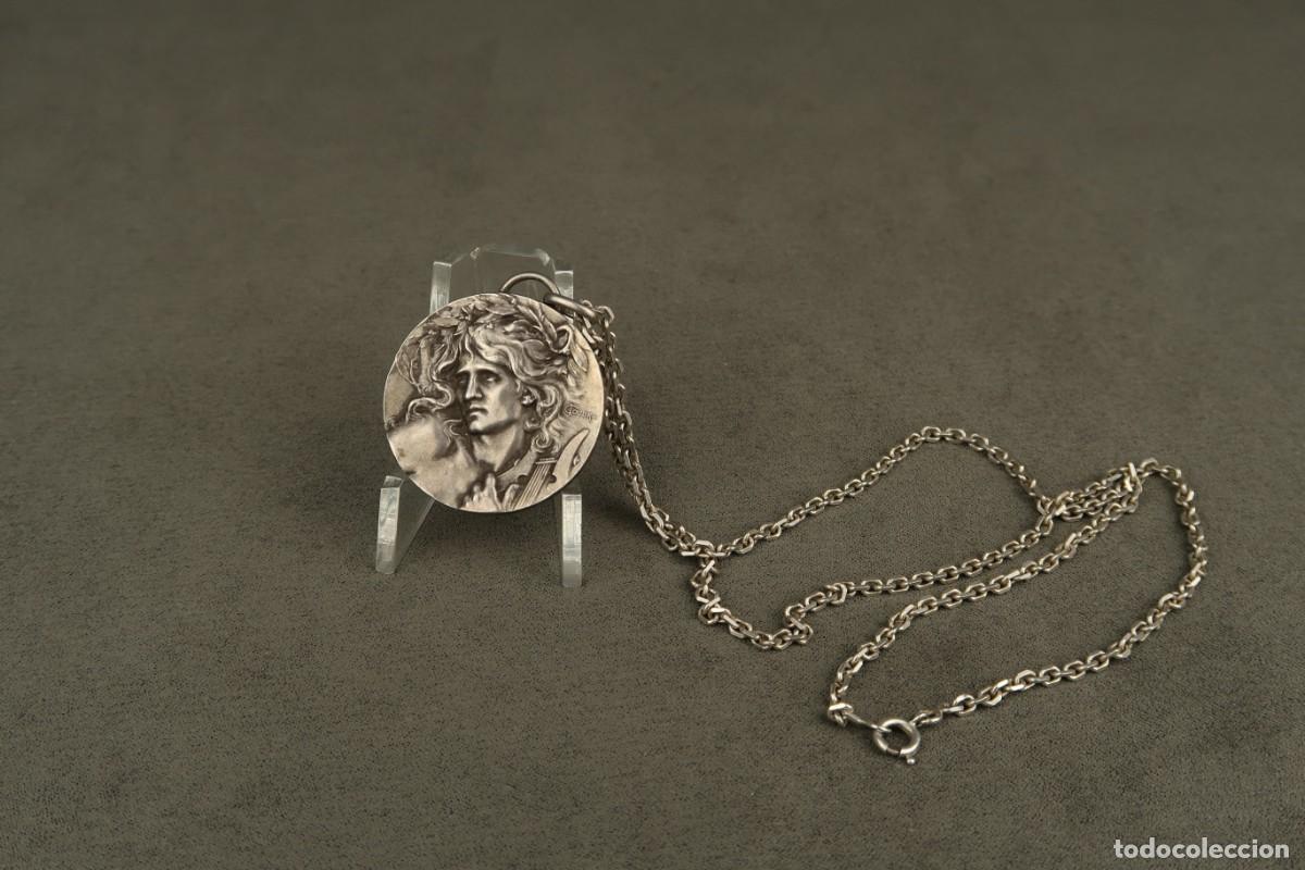 Joyeria: Antiguo Colgante de Plata - Foto 2