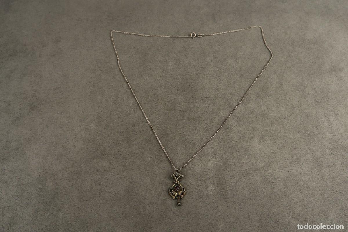 Joyeria: Antiguo Colgante de Plata - Foto 2