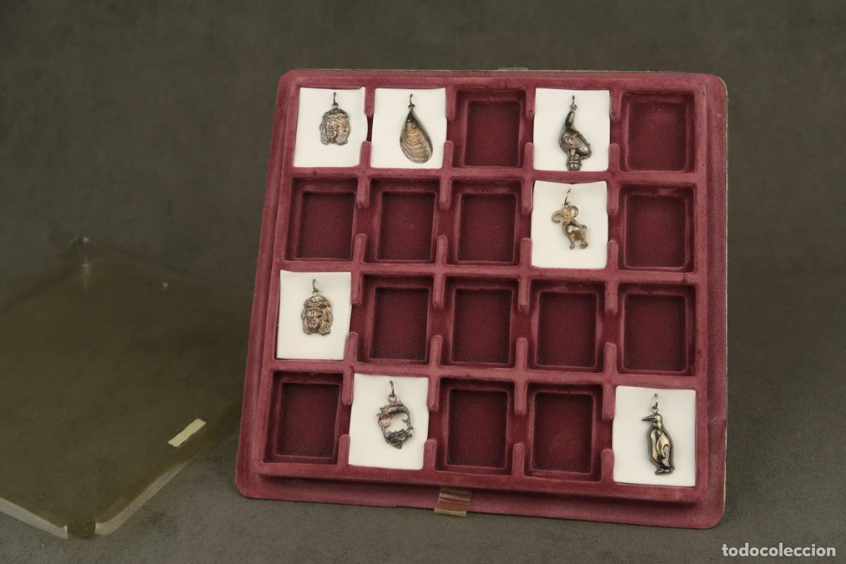 Joyeria: Antiguo Conjunto Colgantes de Plata - Foto 1