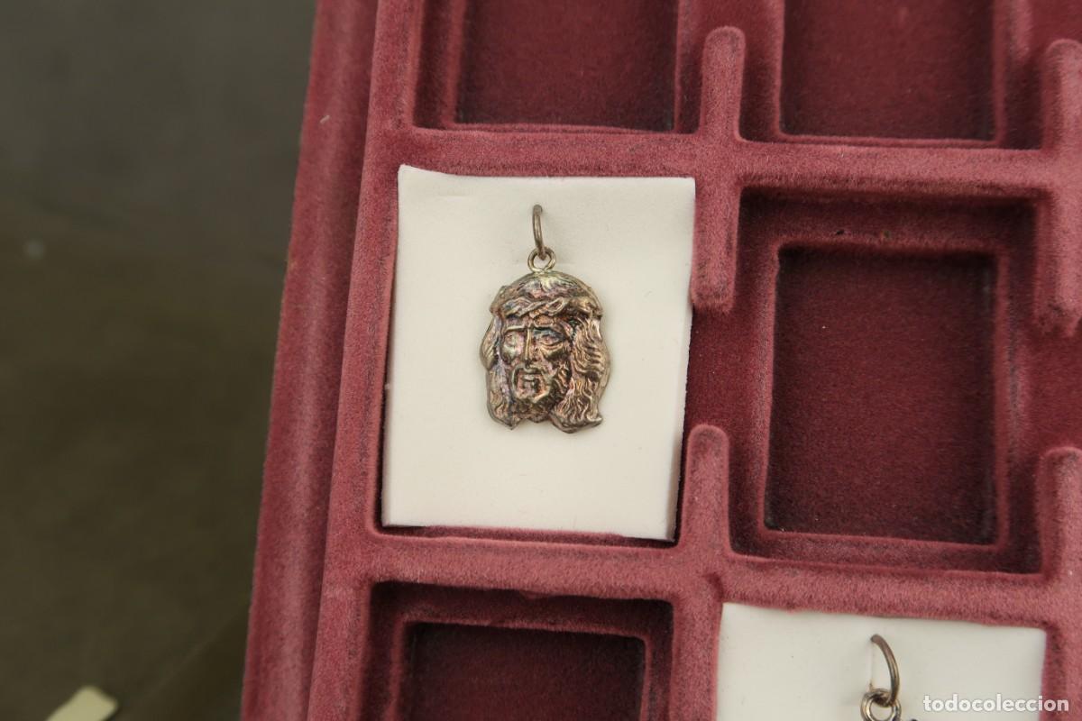 Joyeria: Antiguo Conjunto Colgantes de Plata - Foto 8