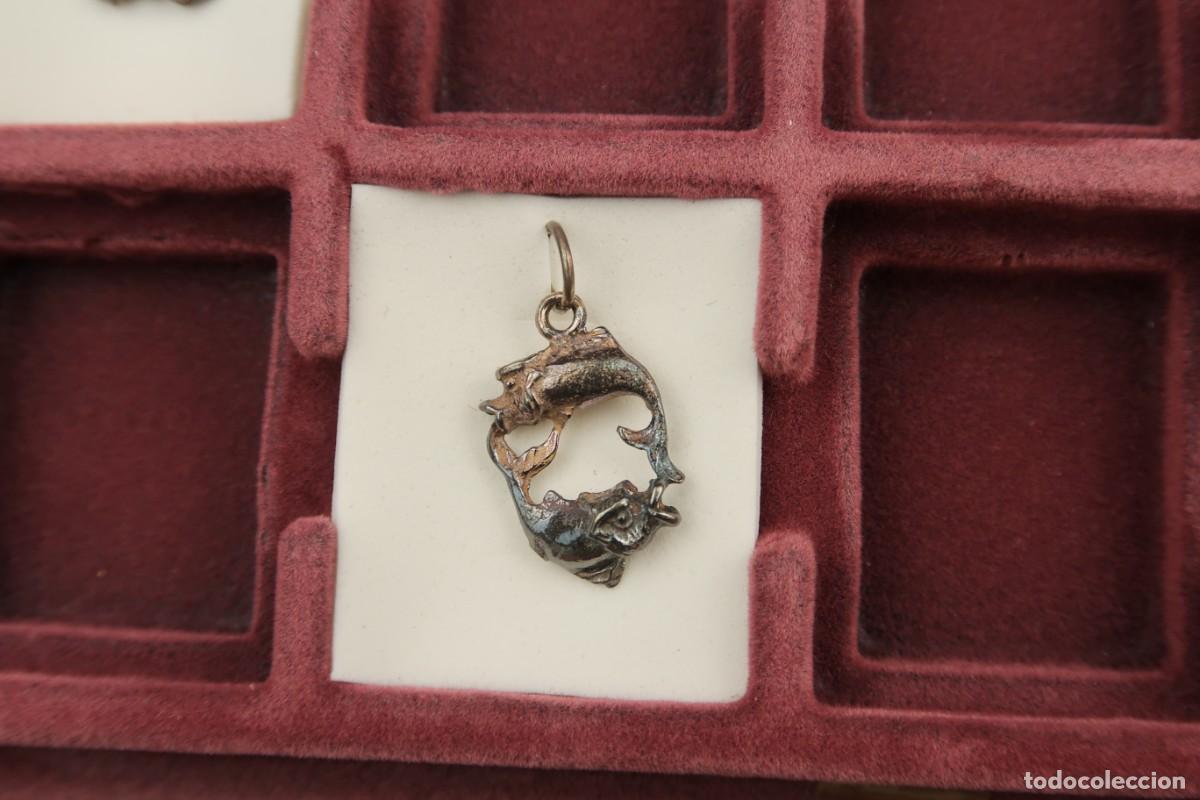 Joyeria: Antiguo Conjunto Colgantes de Plata - Foto 9