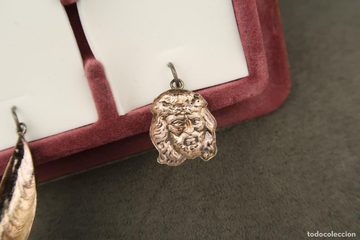 Joyeria: Antiguo Conjunto Colgantes de Plata - Foto 15